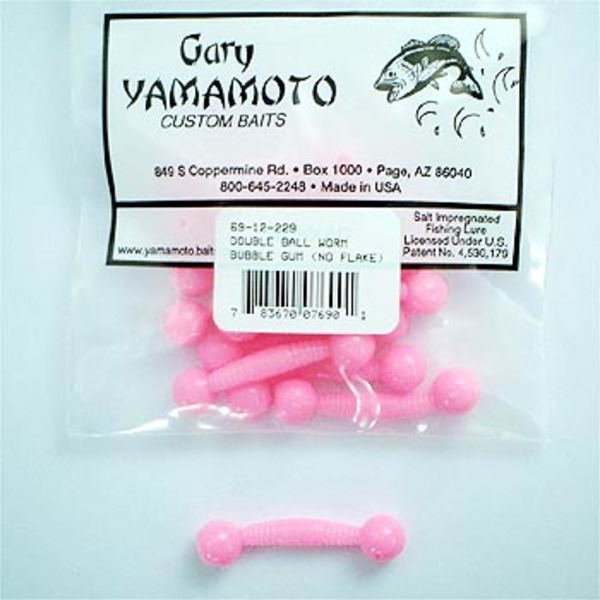 ゲーリーヤマモト(Gary YAMAMOTO) ダブルボールワーム   ホッグ･クローワーム