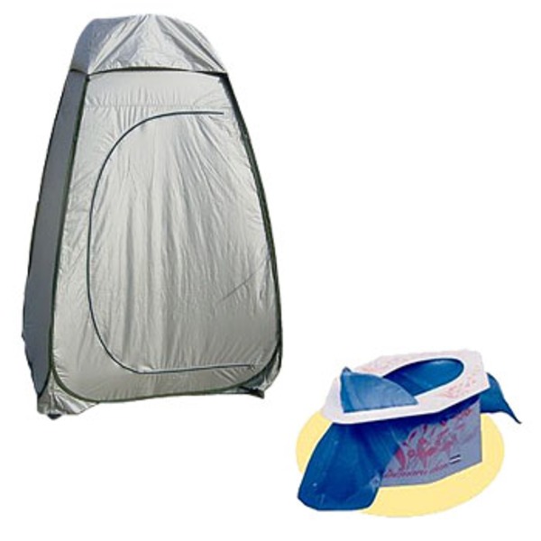 USER(ユーザー) トイレテント ポップアップテント&ミニマルちゃんセット SS-49/MM-100 ポータブルトイレ