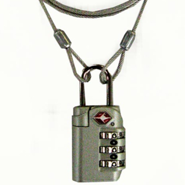 gowell(ゴーウェル) TSAワイヤーロック1m 1006 トラベラーズセキュリティグッズ