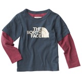 THE NORTH FACE(ザ･ノース･フェイス) LS LOGO CREW Kid’s ATJ40860 長袖シャツ(ジュニア/キッズ/ベビー)