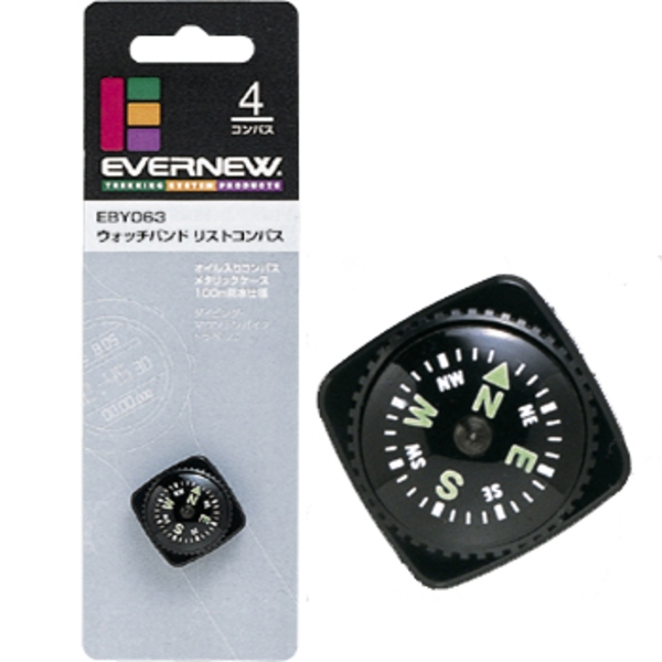 EVERNEW(エバニュー) ウォッチバンドリストコンパスBK EBY063BK コンパス