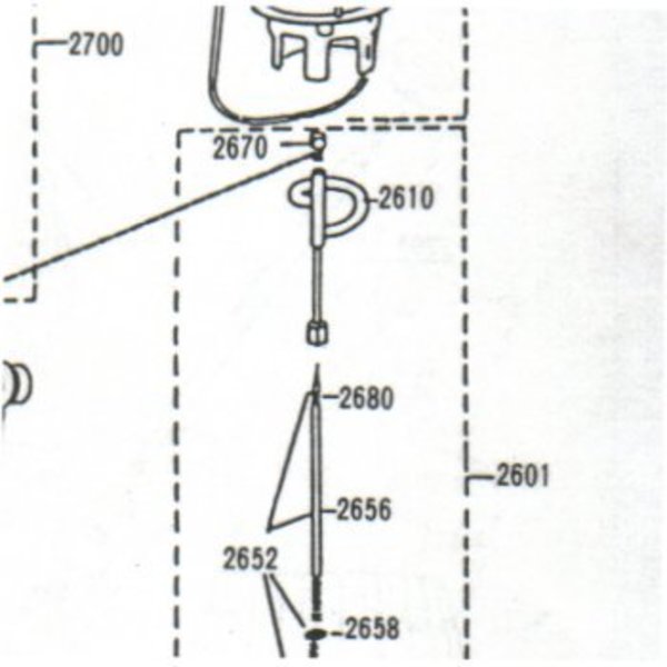 OPTIMUS(オプティマス) 1200A用ニップル(2670) 2670 ランタンリペアパーツ