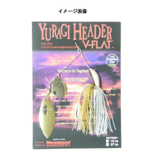 メガバス(Megabass) YURAGI HEADER V-FLAT タンデムウィロー   スピナーベイト