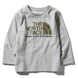 THE NORTH FACE(ザ･ノース･フェイス) L/S CAMO LOGO TEE(ログスリーブ カモ ロゴ Tシャツ キッズ) Kid’s NTJ81824 長袖シャツ(ジュニア/キッズ/ベビー)