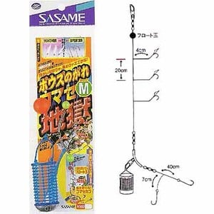 ささめ針(SASAME) ボウズのがれ コマセ地獄 M 金・茶 X-106 ささめ針(SASAME) ボウズのがれ コマセ地獄 M 金・茶 X-106