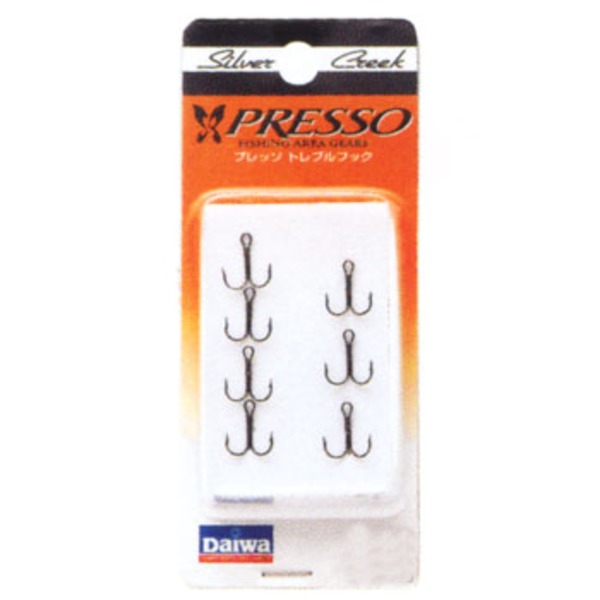 ダイワ(Daiwa) シルバークリーク プレッソ トレブルフック 7205392 トリプルフック(トラウト用)