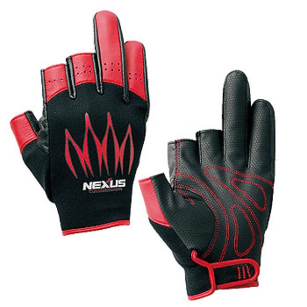 シマノ(SHIMANO) GL-192G ネクサス･パールフィット グローブ3(3本指出し) GL-192G スリーフィンガーレス(フィッシング)