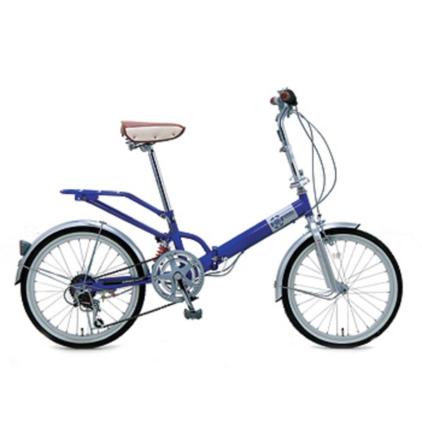 Raychell(レイチェル) 6段変速折り畳み自転車 20インチ VO206 VO-206 BL 20インチ変速付き折りたたみ自転車
