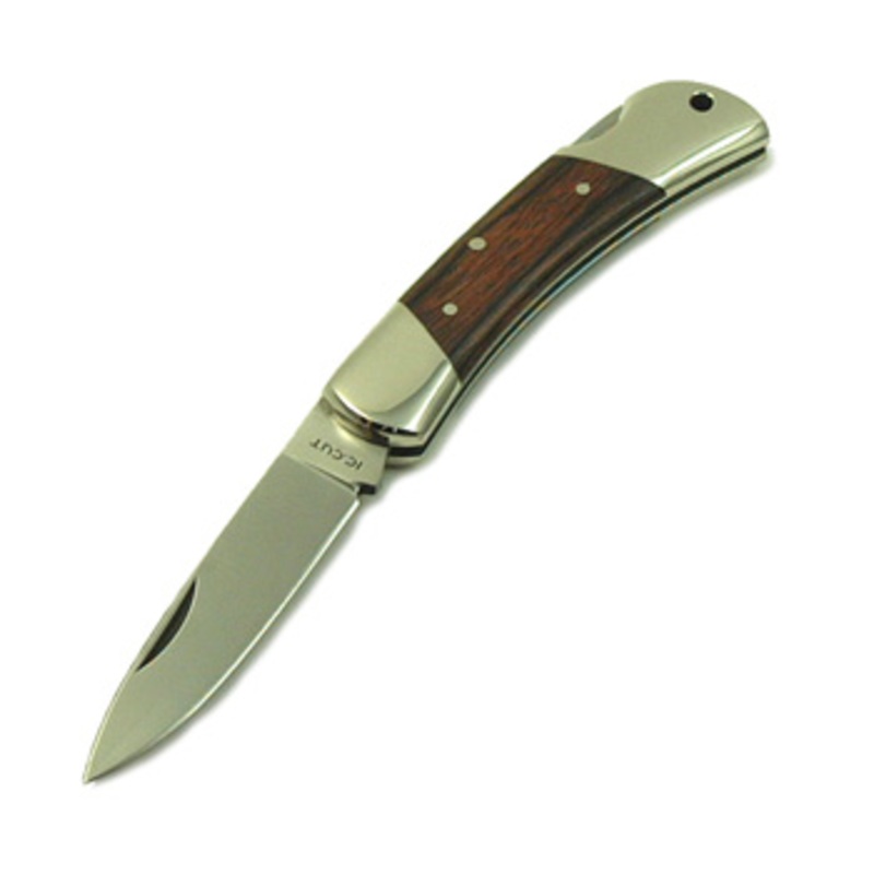 IC CUT アイシー カット ビンテージ ナイフ 革ケース PR024 IC.CUT(アイシーカット) シルバームース8100/WP ｜アウトドア用品