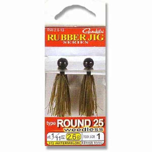 がまかつ(Gamakatsu) ラバージグ TypeRound25 Weedless 3.5g 67028 スモールラバージグ