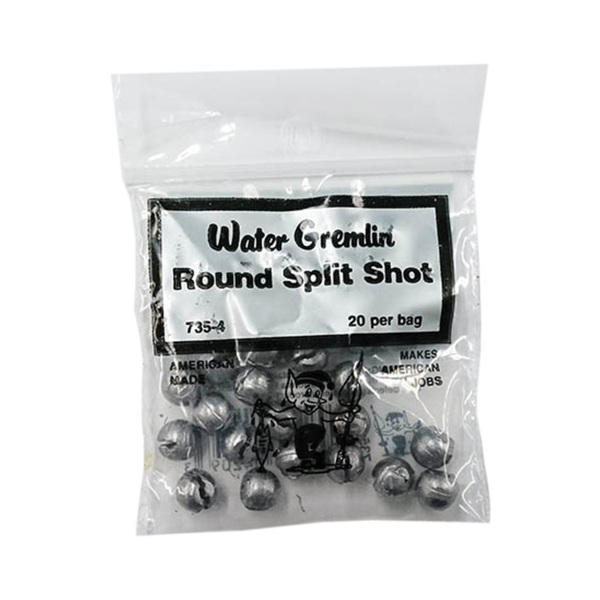 WaterGremlin(ウォーターグレムリン) ラウンド スプリットショット シンカー#735 #735-4 スプリットショットシンカー､ガン玉