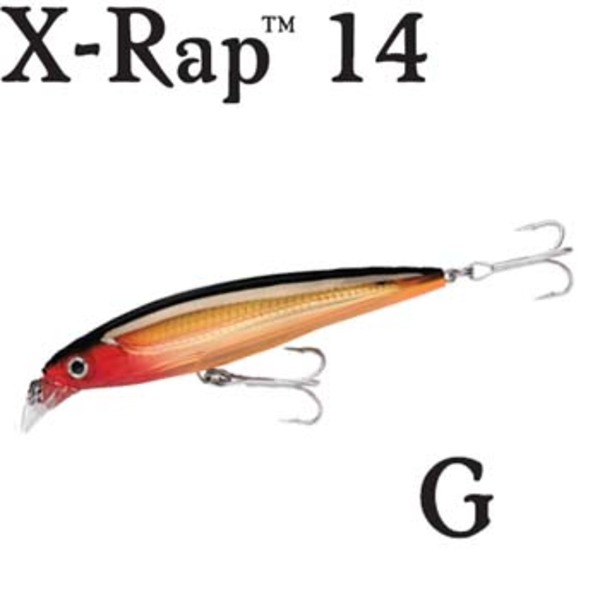 Rapala(ラパラ) SXR14 X-RAP SXR14 ミノー(リップ付き)