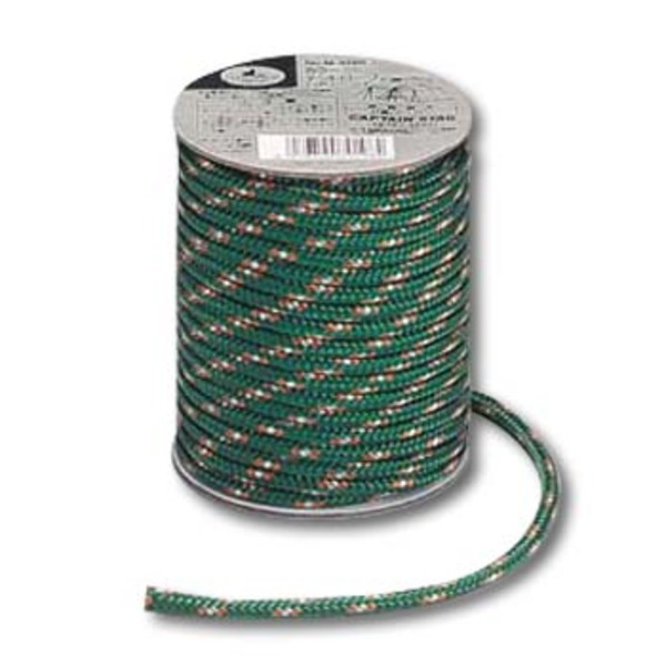 キャプテンスタッグ(CAPTAIN STAG) カラーテントロープΦ5mm×20m(グリーン) M-9196 ロープ(張り縄)