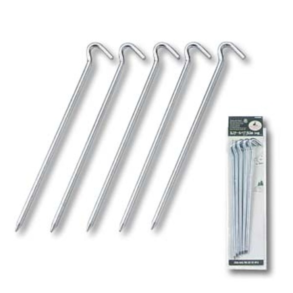 キャプテンスタッグ(CAPTAIN STAG) 丸スチールペグ26.5cm 5本組 M-8394 ペグ
