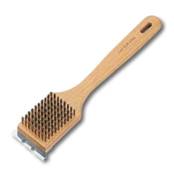 キャプテンスタッグ(CAPTAIN STAG) クラーク鉄板焼器･アミ用ブラシ M-9094 クッキングアクセサリー