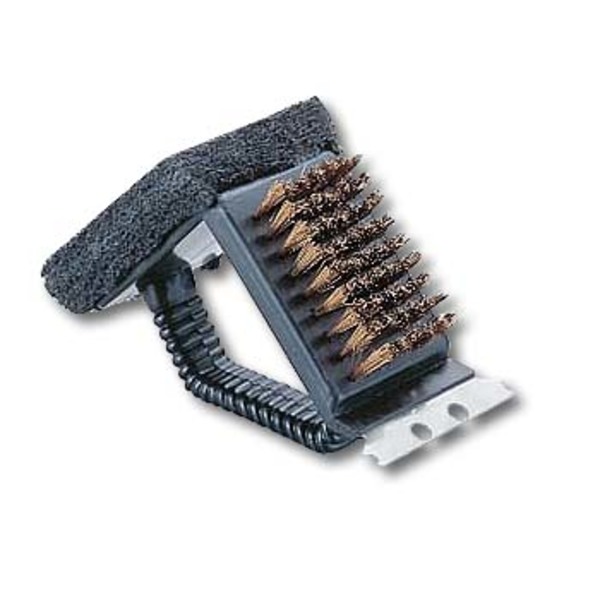 キャプテンスタッグ(CAPTAIN STAG) レスト鉄板焼器･アミ用ブラシ トライアングル  M-7634 クッキングアクセサリー