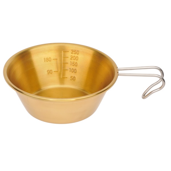 キャプテンスタッグ(CAPTAIN STAG) 真鍮製シェラスタッキングカップ 320ml M-7333 シェラカップ