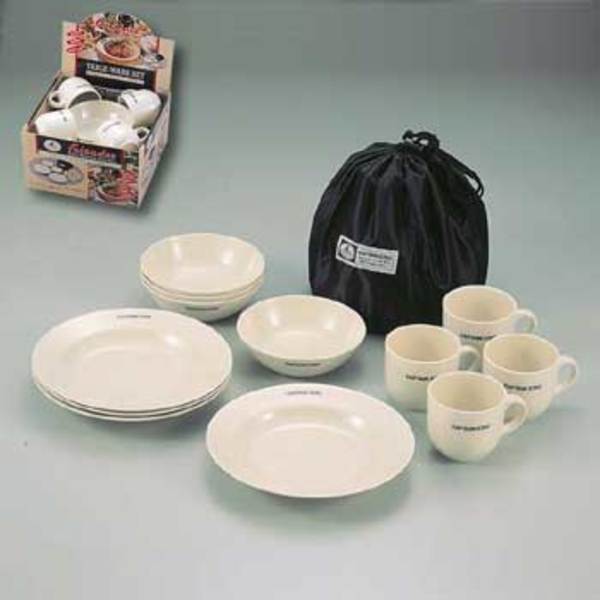 キャプテンスタッグ(CAPTAIN STAG) フレンディーメラミンテーブルウェア12点セット M-1076 テーブルウェアセット