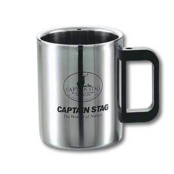 キャプテンスタッグ(CAPTAIN STAG) マレー ダブルステンマグカップ420ml M-1247 ステンレス製マグカップ