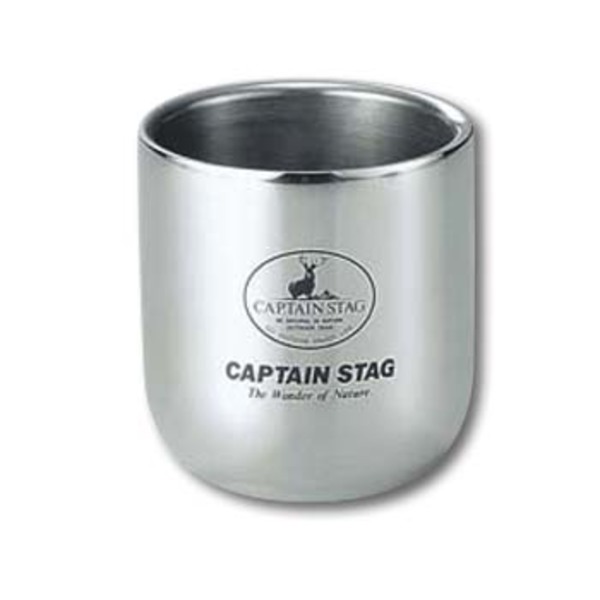 キャプテンスタッグ(CAPTAIN STAG) 18-8ダブルステンタンブラー280ml M-9682 ゆのみ&タンブラー