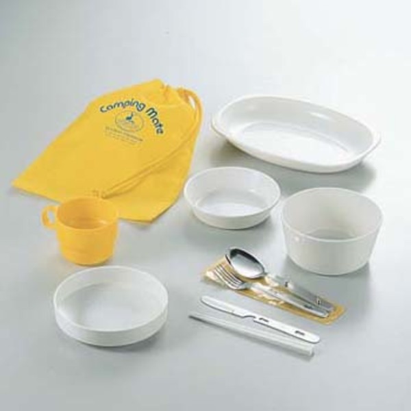 キャプテンスタッグ(CAPTAIN STAG) レジャーメイトセット(バッグ付) M-7839 テーブルウェアセット