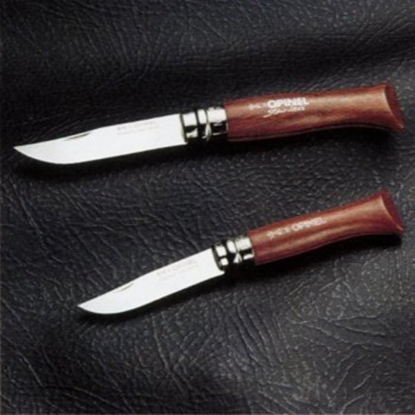 キャプテンスタッグ(CAPTAIN STAG) オピネル ステンレスローズ柄フォールディングナイフNO.8(ストッパー付)(台紙なし) M-9154 フォールディングナイフ