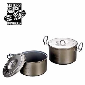 新品　EVERNEW チタンクッカー　4点セット EVERNEW(エバニュー) チタンクッカーセット LL セラミック ECA414