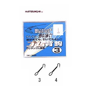 カツイチ(KATSUICHI) ゴム背鈎(5本入) 4号 カツイチ(KATSUICHI) ゴム背鈎(5本入) 4号