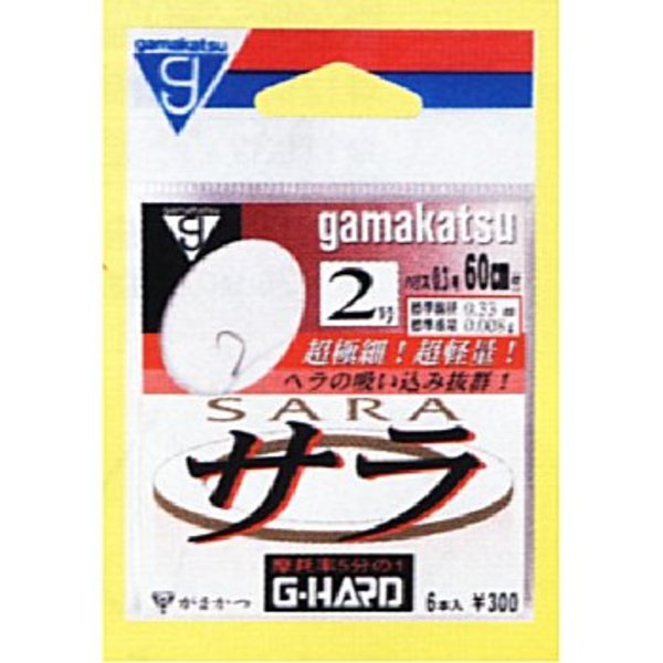 がまかつ(Gamakatsu) Gハード サラ 糸付60cm 11078 へら用品