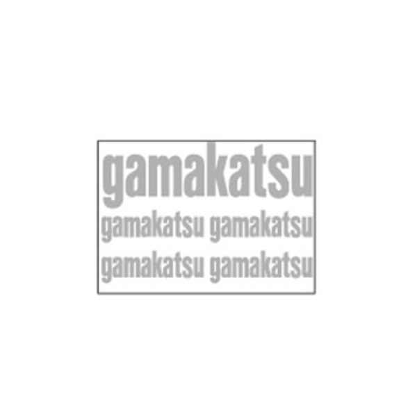 がまかつ(Gamakatsu) GM-1837 カッティング反射ロゴステッカー ブロック体ロゴ GM-1837 ステッカー