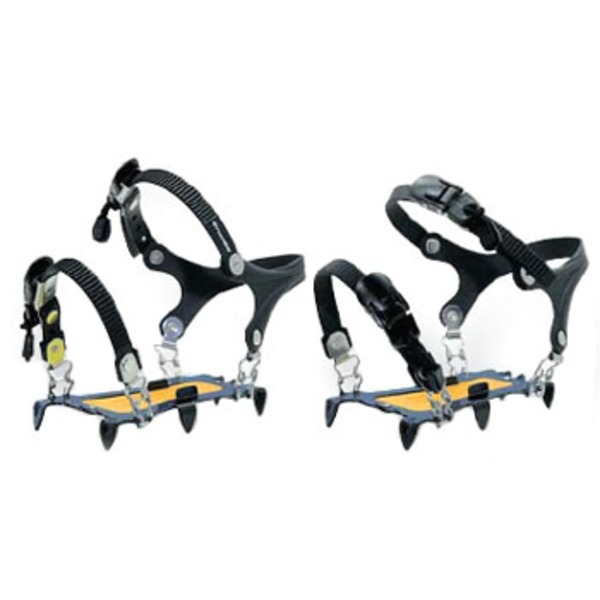 EVERNEW(エバニュー) 6本爪アイゼン スノープレート付き 収納袋付き EBY014 アイゼン(クランポン)6本刃以下