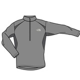 THE NORTH FACE(ザ･ノース･フェイス) L/S ULTRAWICK ZIP UP Men’s NT30906 長袖シャツ(メンズ)