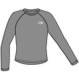 THE NORTH FACE(ザ･ノース･フェイス) DACRON QD GRID CREW Women’s NTW35906 Tシャツ･カットソー長袖(レディース)