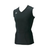 ミズノ(MIZUNO) バイオギア･Vネックノースリーブシャツ(姿勢ナビ･一般向き) Men’s 73CF10509 半袖･半端袖アンダーシャツ(メンズ)