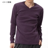 ミズノ(MIZUNO) フライス長袖VネックTシャツ Men’s 73TM19169 長袖Tシャツ(メンズ)