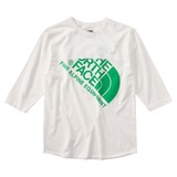 THE NORTH FACE(ザ･ノース･フェイス) JUMBO LOGO 3/4 TEE Men’s AT37862 長袖Tシャツ(メンズ)