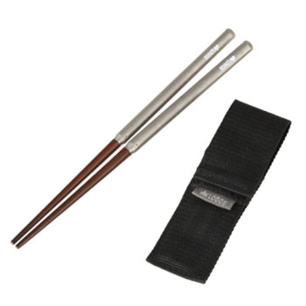 ロゴス(LOGOS) チタン携帯･My箸セット 81285021 スプーン&箸