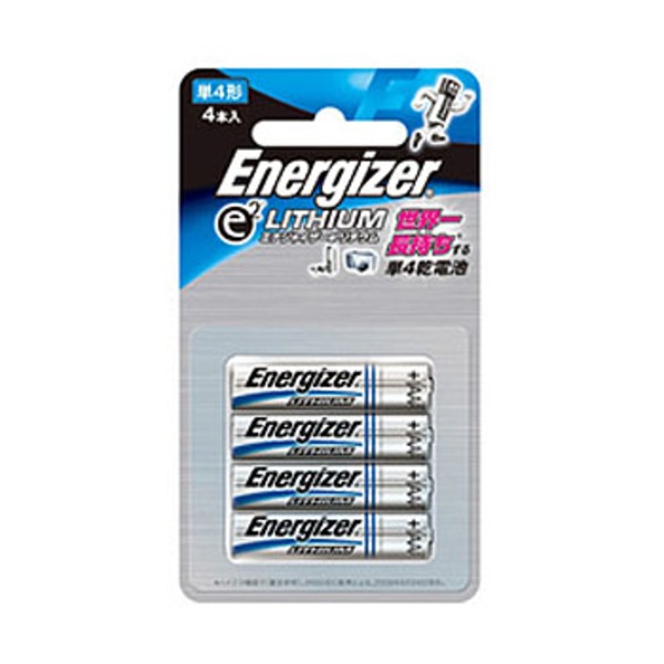 Energizer(エナジャイザー) リチウム乾電池単四 4本入 FR03ELU-4B 電池&ソーラーバッテリー