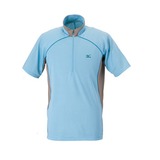 ミズノ(MIZUNO) ドライベクター･ライトインナー半袖ジップネックシャツ ハンソデシャツ Men’s 73EF204 半袖シャツ(メンズ)