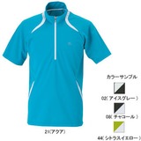 ミズノ(MIZUNO) ドライベクター･エアリーニット半袖ジップネックシャツ Men’s 73EF206 半袖シャツ(メンズ)
