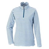 ミズノ(MIZUNO) ビューフィット･ボーダー長袖ハイネックシャツ Women’s 73EL215 シャツ･ポロシャツ(レディース)