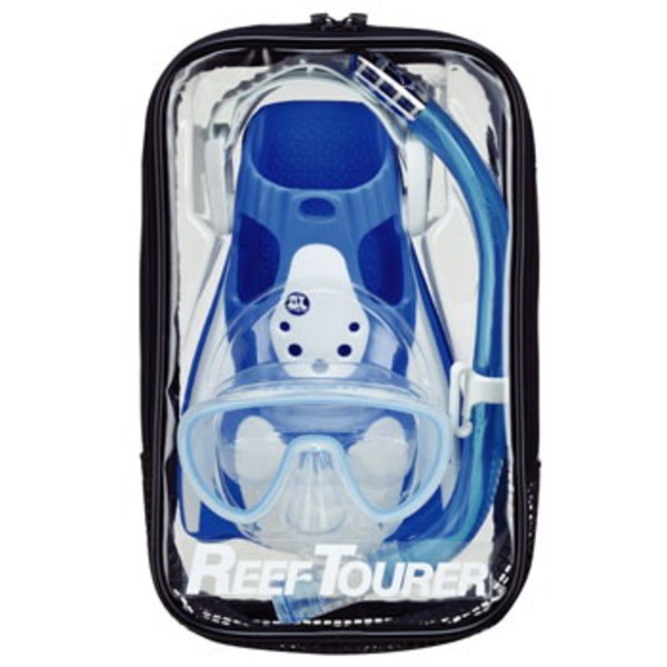 REEF TOURER(リーフツアラー) 大人用マスク&スノーケル&フィンセット RP3000 スノーケリング用品