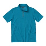 LATERRA(ラテラ) ブリーズMAXジップアップ LS59105 【廃】メンズ速乾性半袖Tシャツ