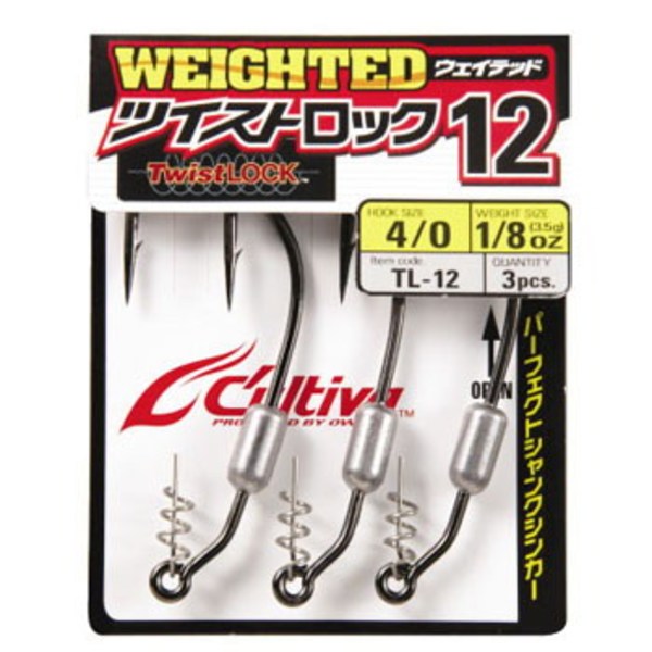 オーナー針 ウェイテッド ツイストロック12 TL-12 11692 トリプルフック
