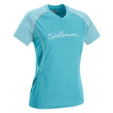 SALOMON(サロモン) モト ロゴ テックTEE Women’s L10675500 Tシャツ･ノースリーブ(レディース)