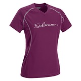 SALOMON(サロモン) モト ロゴ テックTEE Women’s L10675600 Tシャツ･ノースリーブ(レディース)
