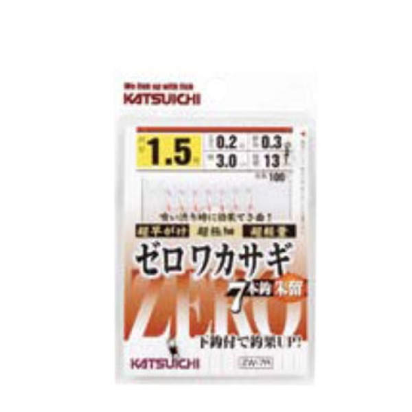 カツイチ(KATSUICHI) ゼロワカサギ ZW-7R   ワカサギ仕掛け