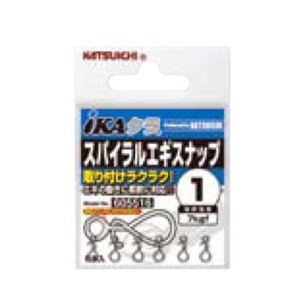 カツイチ(KATSUICHI) IKAクラ スパイラルエギスナップ   スナップ