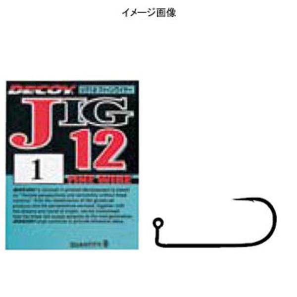 カツイチ(KATSUICHI) JIG12 ファインワイヤー   ワームフック(オフセット)