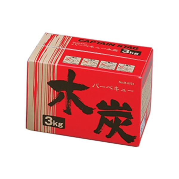 キャプテンスタッグ(CAPTAIN STAG) バーベキュー木炭 M-6751 炭&まき